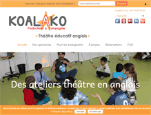 Tablet Screenshot of koalako.fr